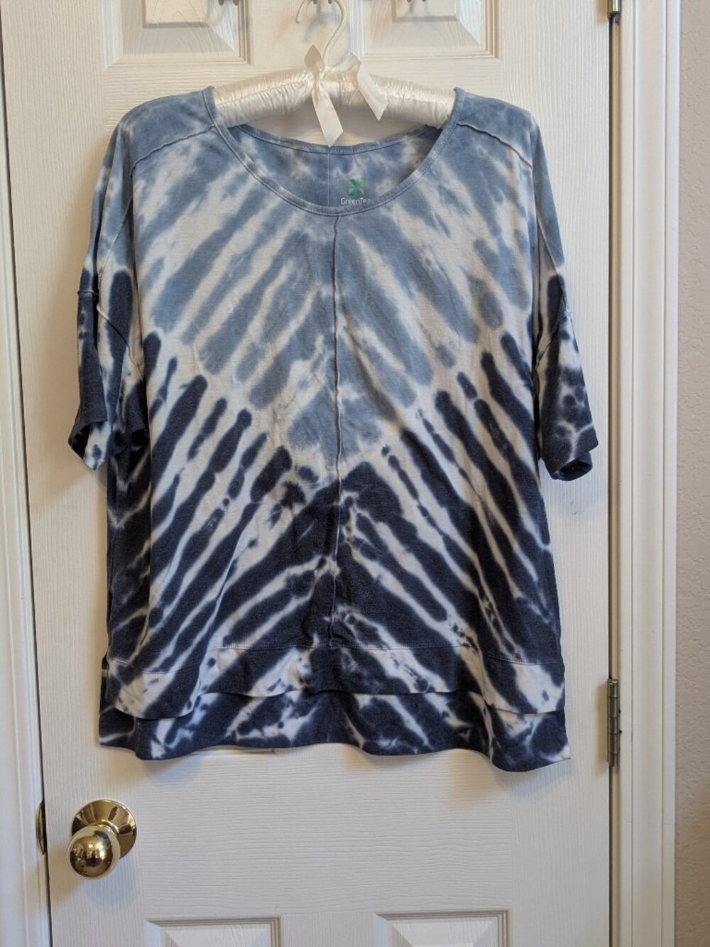 Green Tea Relaxed Fit Tie Dye T-shirt Size X-Large